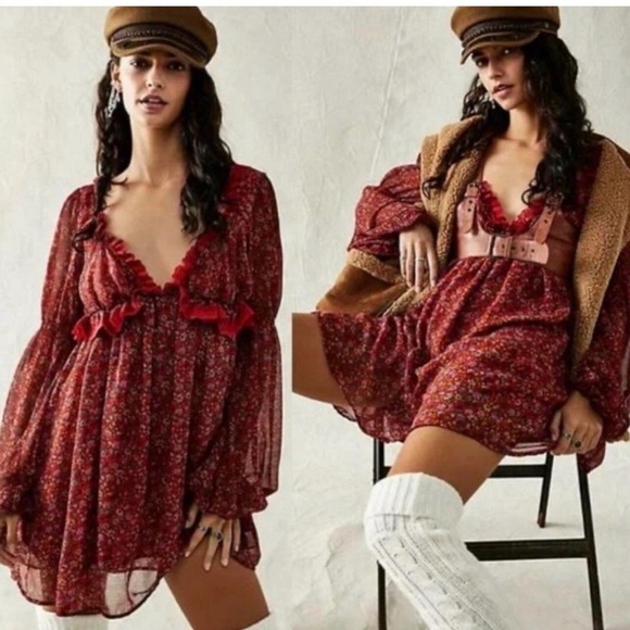 Free People Dresses & Skirts - Free People Pennie Mini Dress
